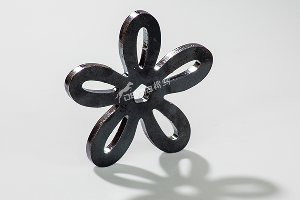 得马激光切割机加工的金属样品