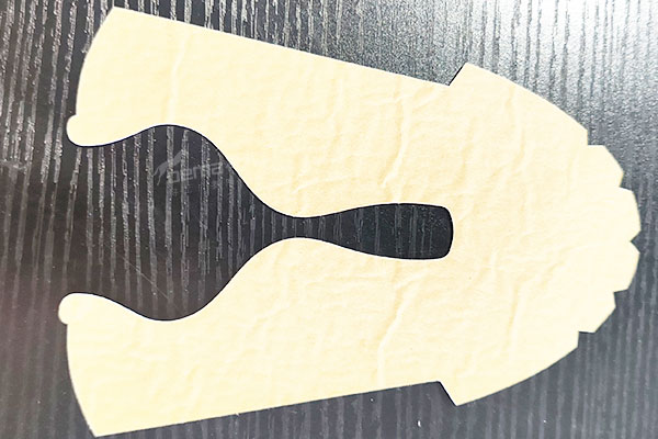 得马高速裁切机F11切割的样品